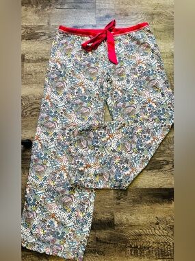 2009 - Vintage 💕VS PINK 🩷 Graffiti Lounge Pants with Pink Waist Tie